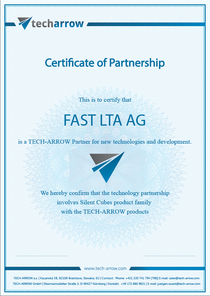 FAST LTA certificate