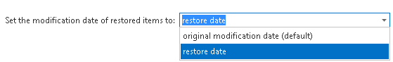 configurable modification date
