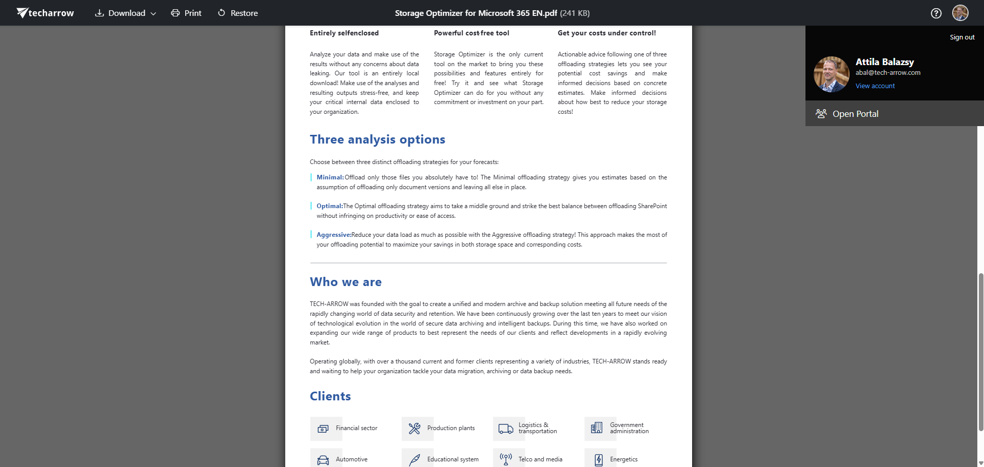 Document preview new look and feel